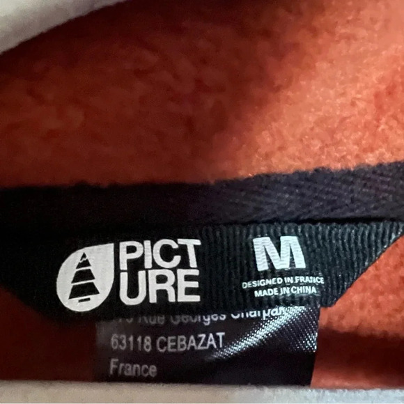 Picture Organic Clothing Tilite 1/4-Zip Fleece Pullover Cropped Size Medium - Picture 8 of 11